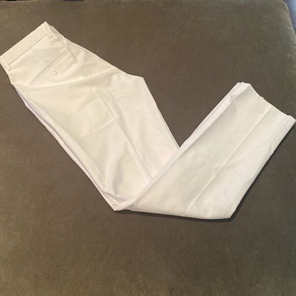 Men’s Mogu White 2 Piece Slim Fit Suit Notched Lapel Size 32 Jacket 31 Pants NWT - Picture 13 of 13